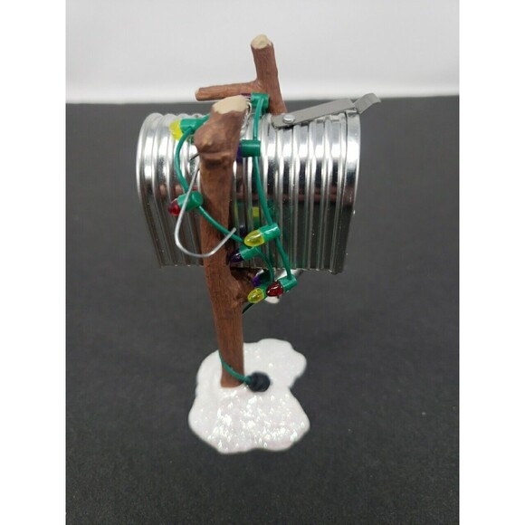 Hallmark Santa's Mailbox Metal S. Claus Vintage 2002  Cookies & Milk Slide Out - Picture 6 of 14